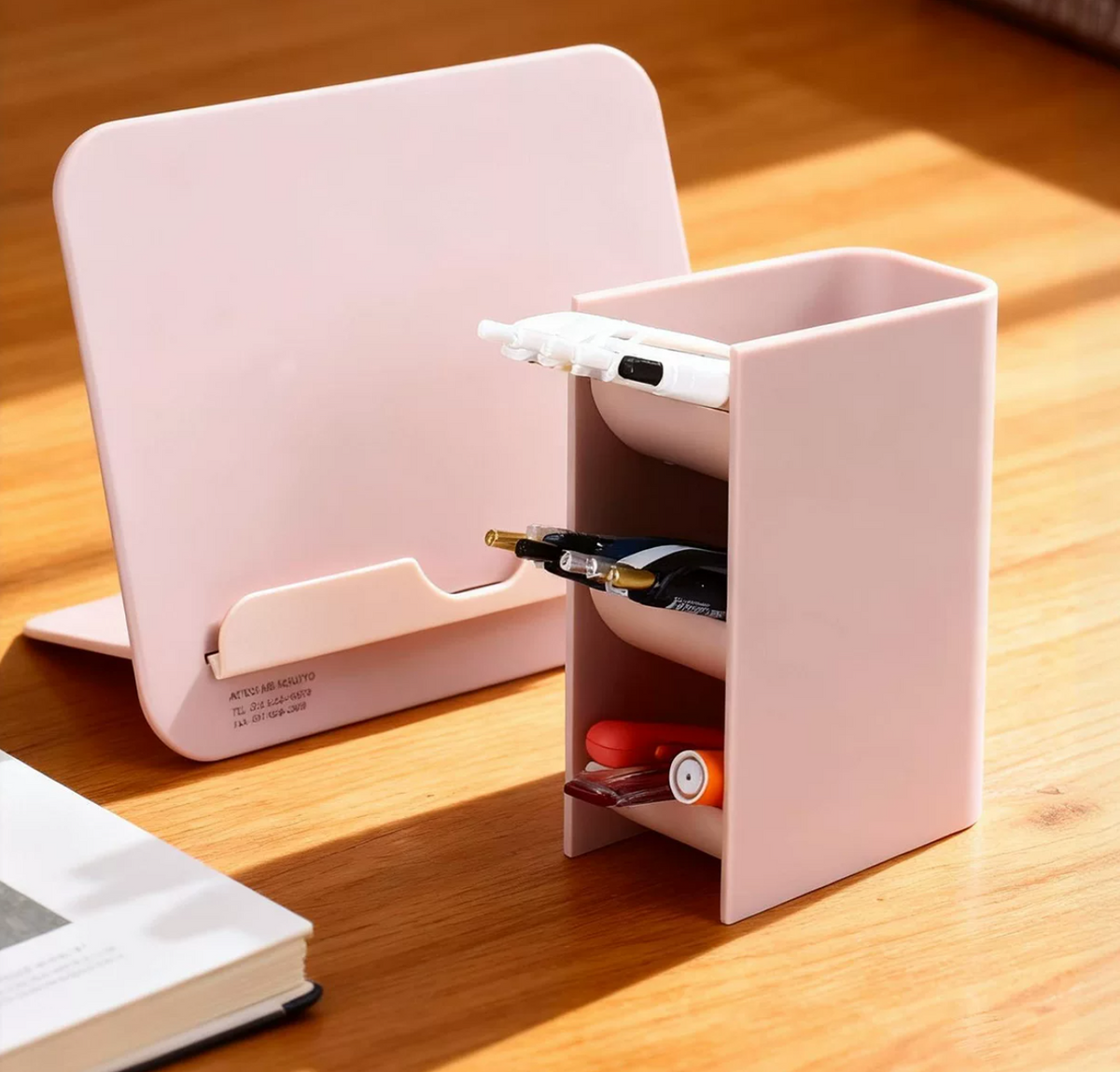 KOKUYO 3-Tier Angled Pen Holder, 70 × 110 × 150 mm