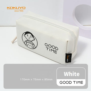 KOKUYO and Noritake MENU Pencil Case Good Time White