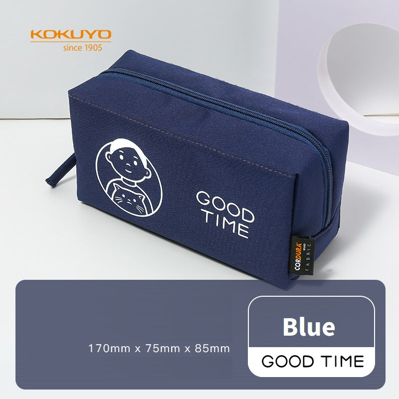 KOKUYO and Noritake MENU Pencil Case Good Time Blue