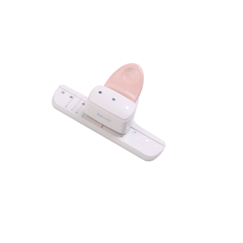 KW-triO 3 Hole Paper Punch 4MM Diameter Hole Puncher Pink