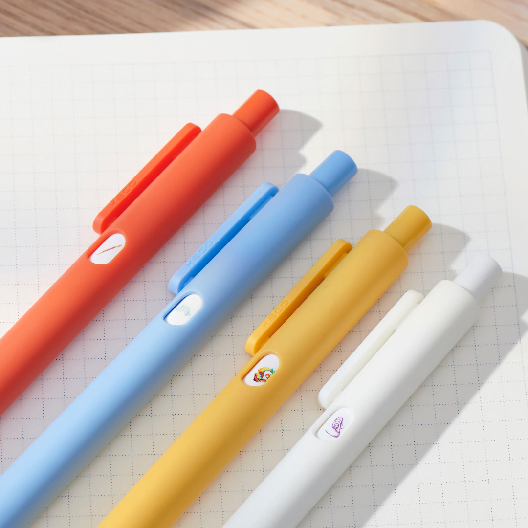 Kaco Small Window Pure Gel Ink Pen 4 Pack