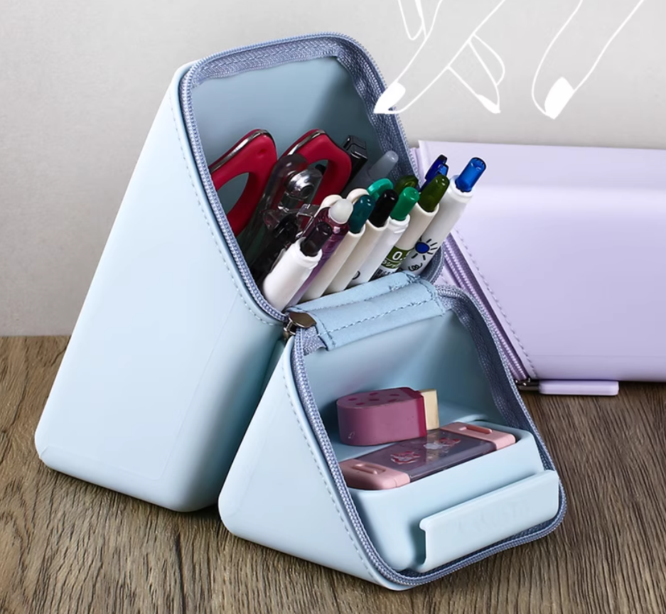 Sonic Kakusta Silicone Portable Pen Stand Case Wide