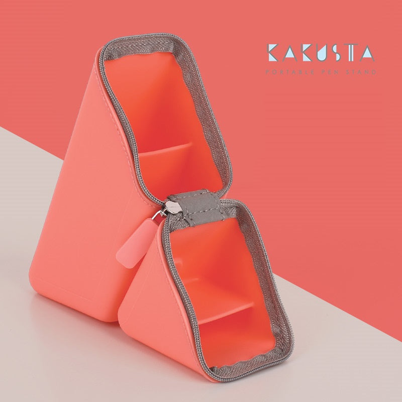 Sonic Kakusta Silicone Type Pen Case Portable Pen Stand Pink
