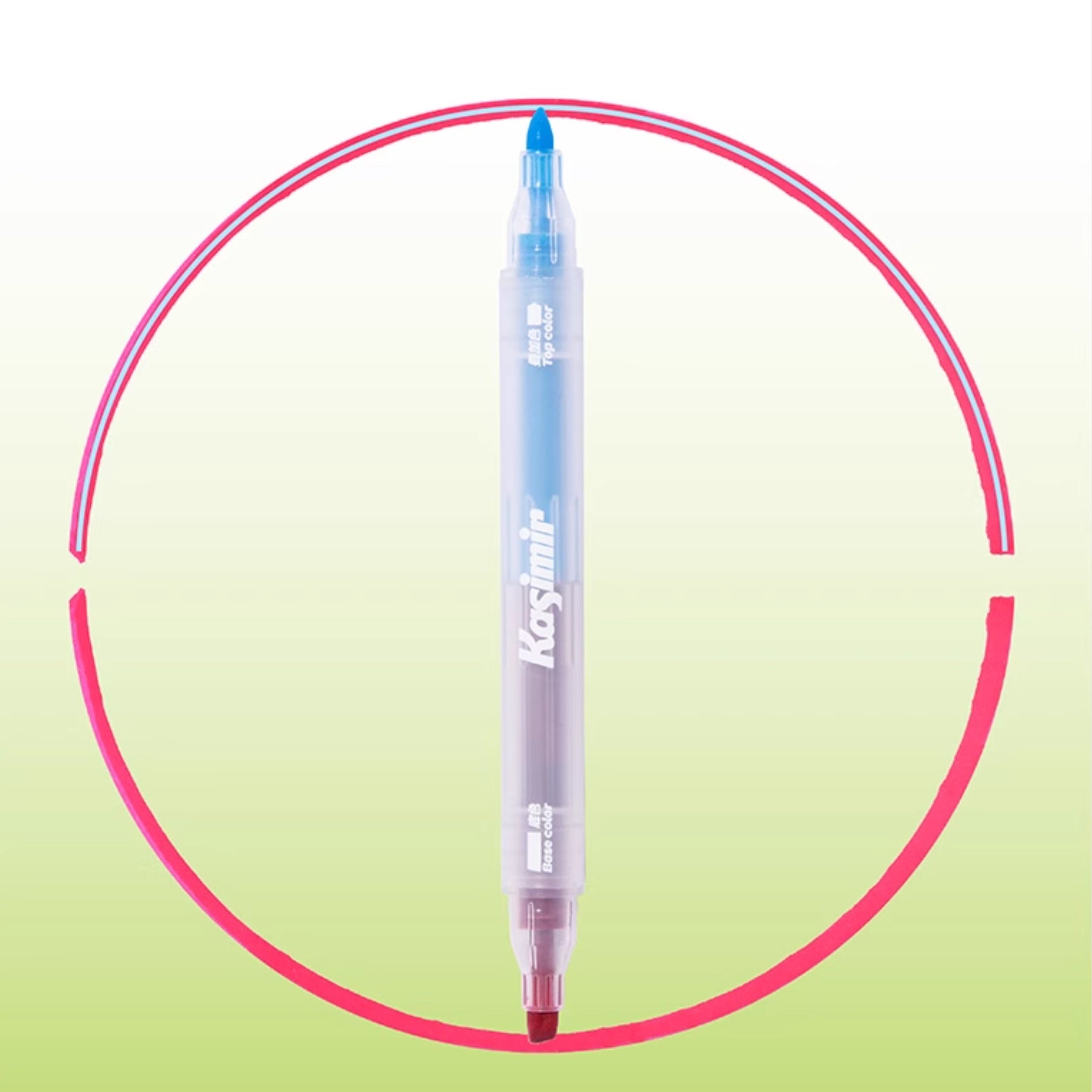 Kasimir Dual-Tip Overlapping Highlighter Set | 6-Piece 12-Color