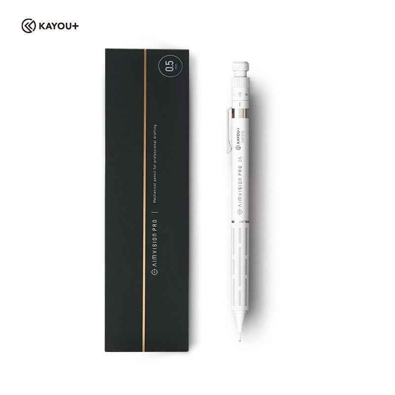 Kayou+ Aimvision Pro Mechanical Pencil 0.5MM Snow White