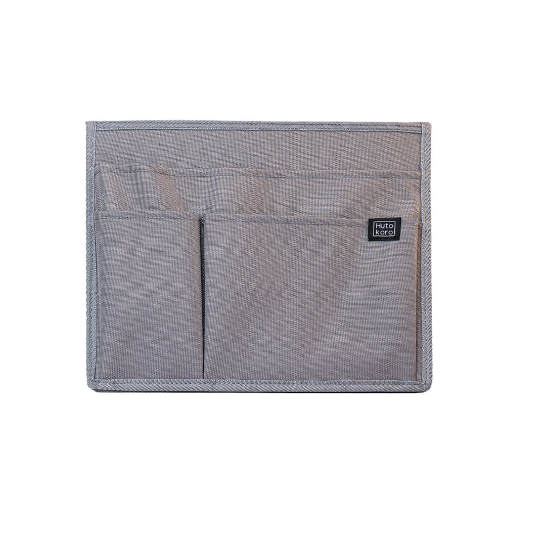 King Jim Hutokoro Dual-Side Desktop File Standable Organizer M Grey