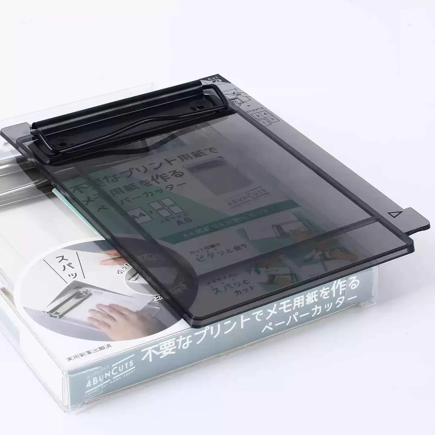 Kutsuwa Yonbun Cut Paper Cutter Guide Clipboard