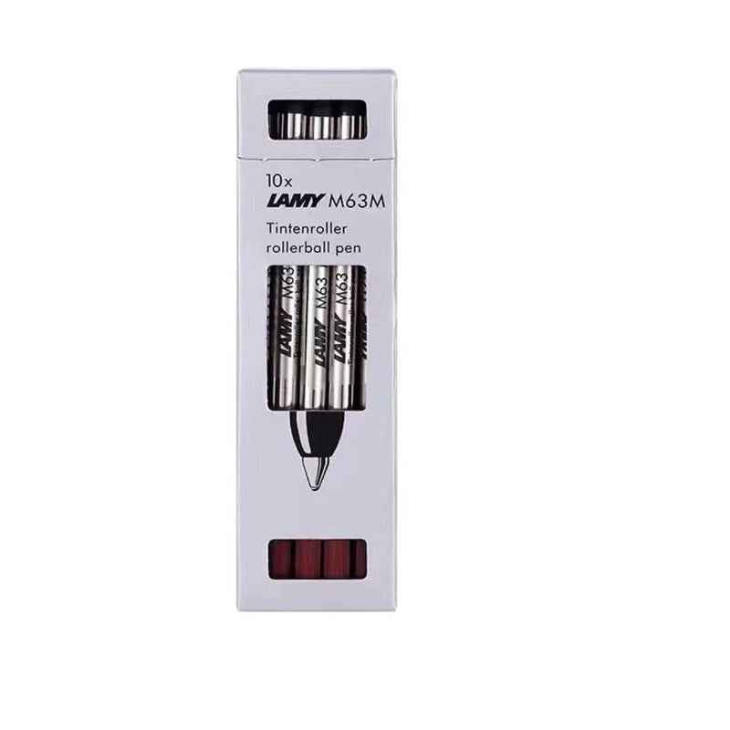 LAMY M63 Rollerball Pen Refill - Medium Point - Black/Blue - 10 Pack Black