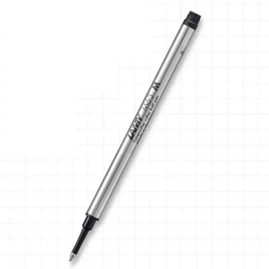 LAMY M63 Rollerball Pen Refill - Medium Point - Black/Blue - 10 Pack