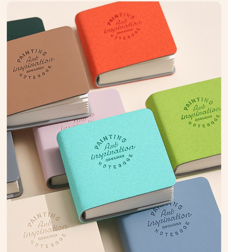 LANGUO Mini Pocket PU Sketchbook Drawing Notebook 15 Pack
