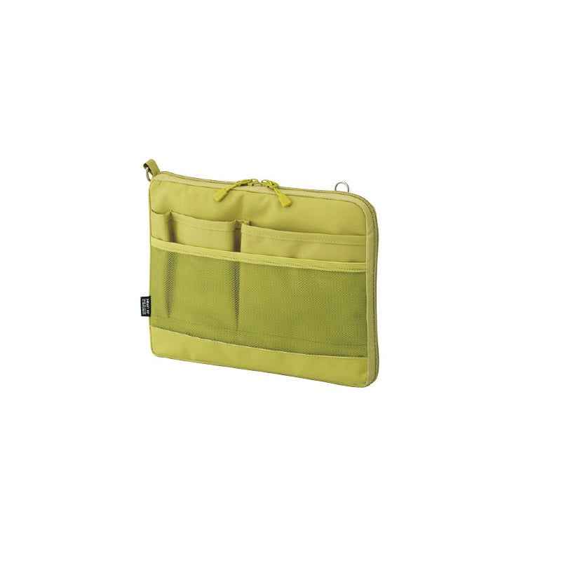 LIHIT LAB A-7680 Laptop Sleeve Horizontal A5 Yellow Green