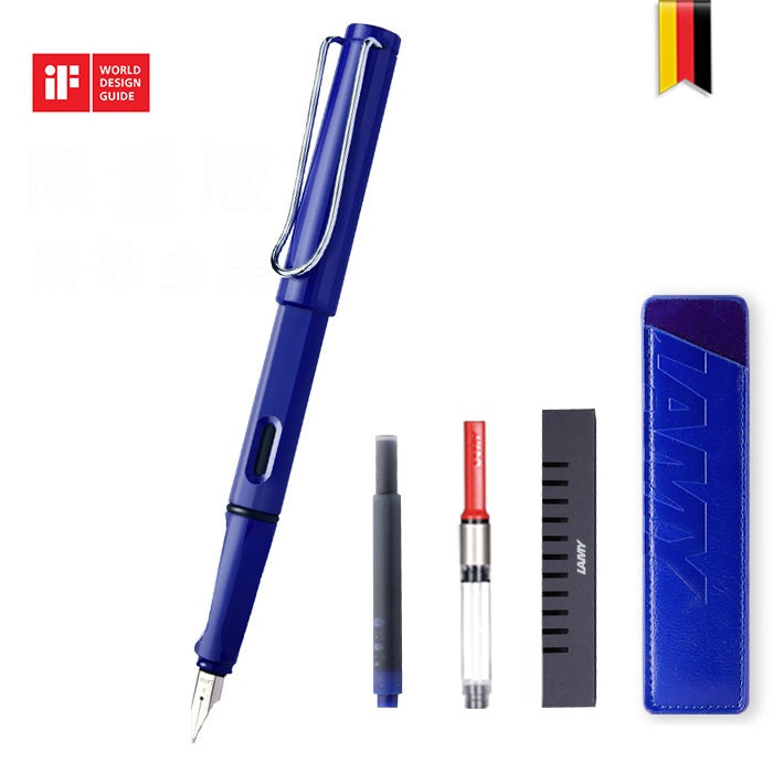 Lamy Safari Fountain Pen Fine/Extra Fine Nib Blue