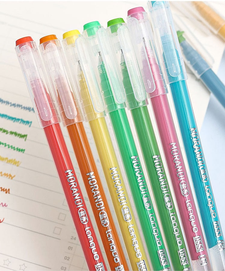 Languo Glitter Gel Pens 207 Color for Adult Coloring Journaling Drawing
