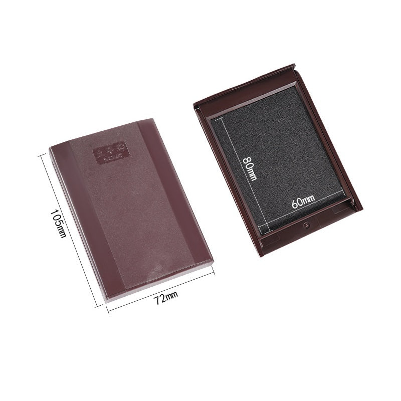 Large Black/Blue/Red Stamp Ink Pad 80x60mm/120x90mm Black 80x60mm