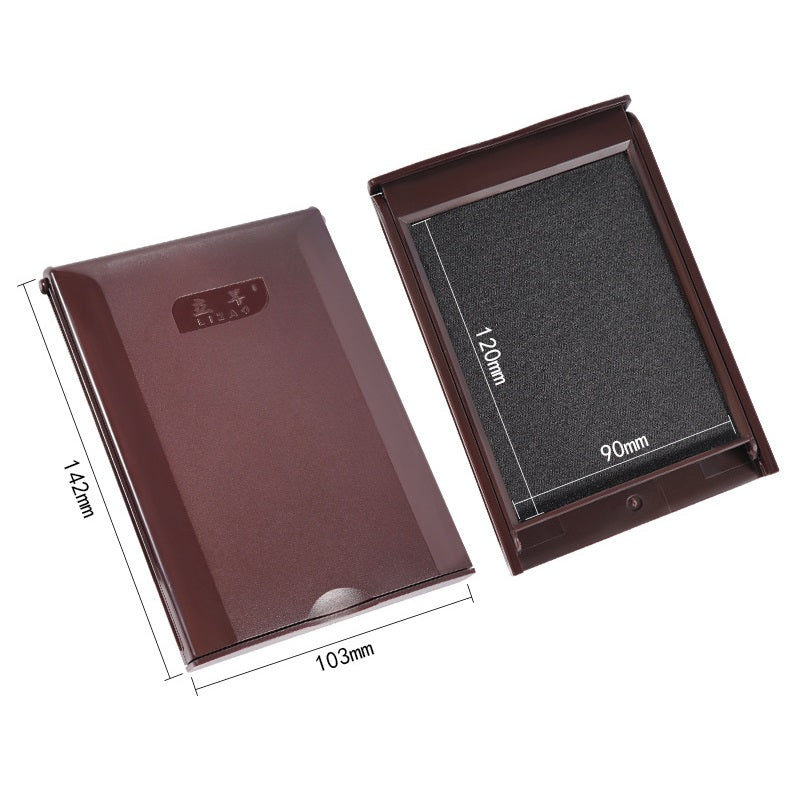 Large Black/Blue/Red Stamp Ink Pad 80x60mm/120x90mm Black 120x90mm