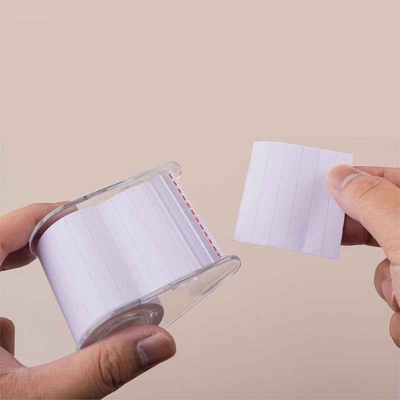 Lavender Scented Sticky Note Tape Roll with Built-in Cutter – 4-Color
