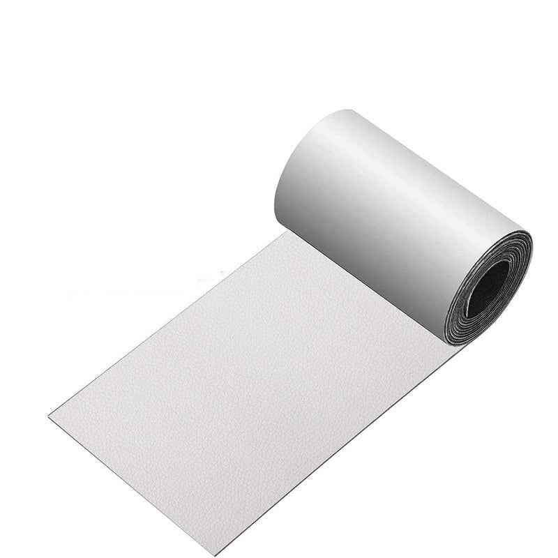 Leather Repair Patch for Furniture - Self Adhesive 3x60 Inch,2 Rolls White