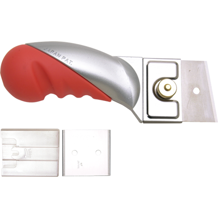 NT Cutter Cushion Grip Leather Knife (KT-2000GP) Red