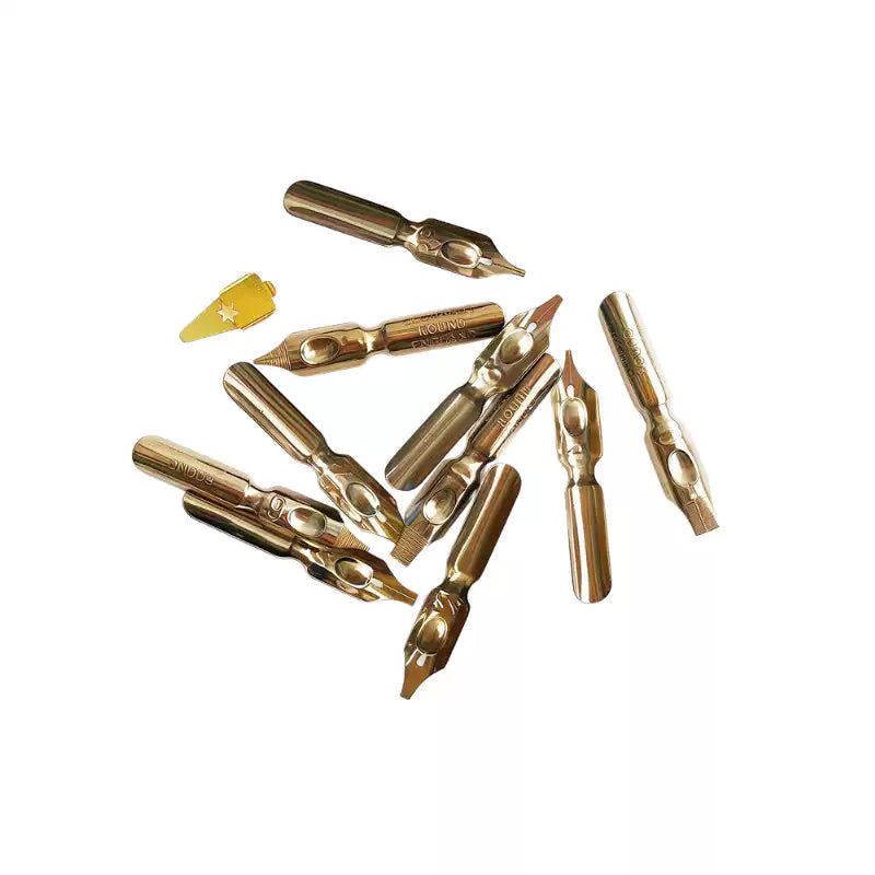 Leonardt Manuscript Dip Pen Nibs (Pack of 10 Sizes)