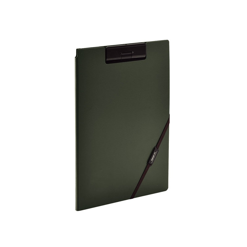 LIHIT LAB Binder Clipboard File Holder, Multifunction, A4, Army Green