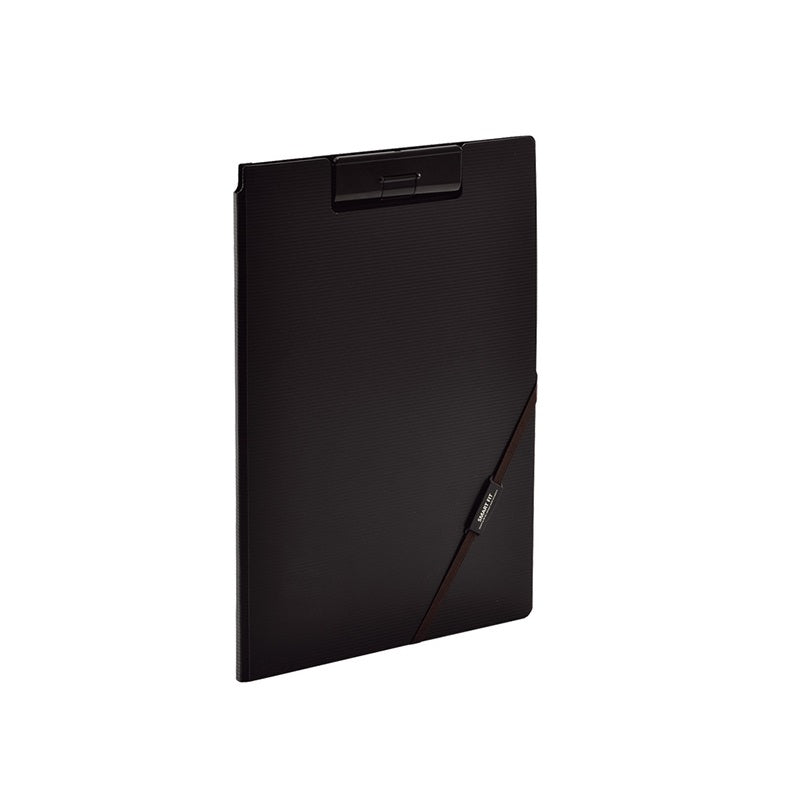 LIHIT LAB Binder Clipboard File Holder, Multifunction, A4, Black
