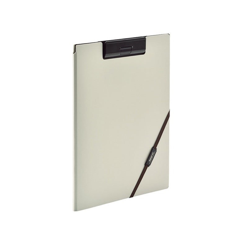 LIHIT LAB Binder Clipboard File Holder, Multifunction, A4, Beige