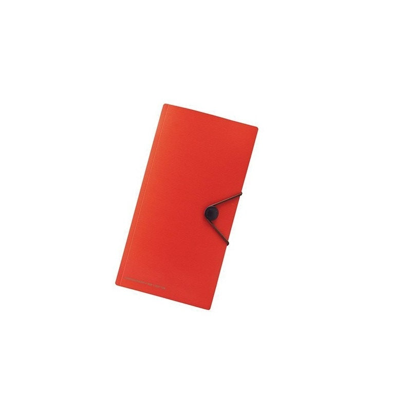 Lihit Lab Japan Carrying Pocket Travel Passport Holder Orange
