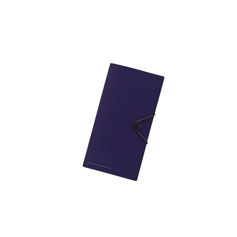Lihit Lab Japan Carrying Pocket Travel Passport Holder Navy
