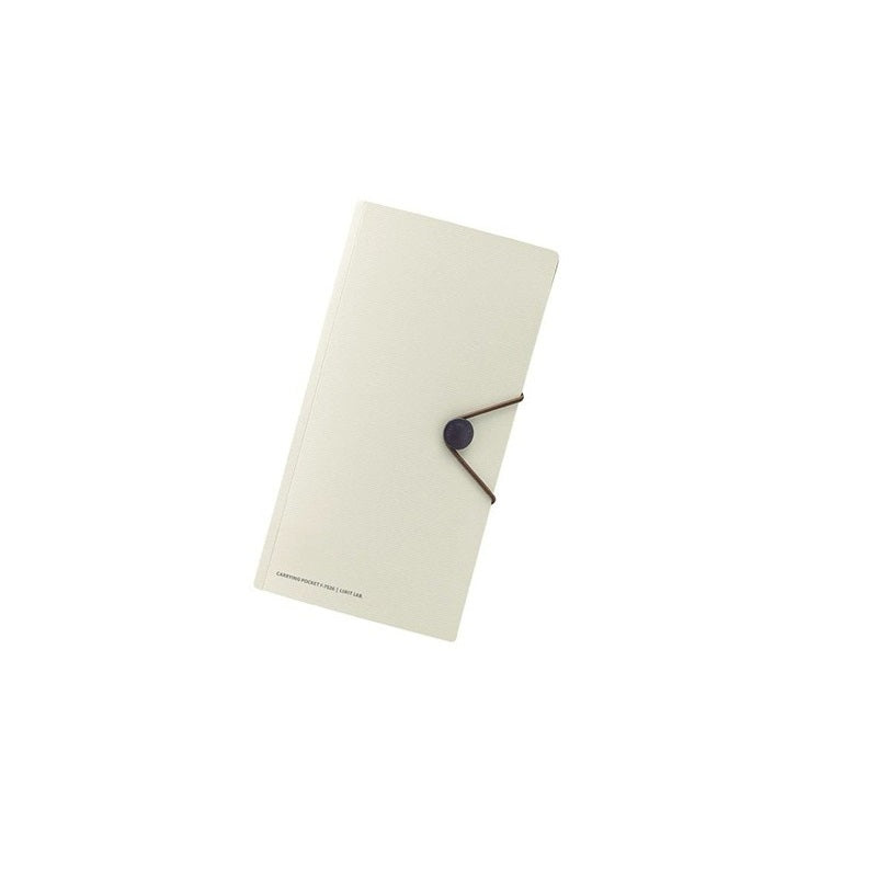 Lihit Lab Japan Carrying Pocket Travel Passport Holder Beige