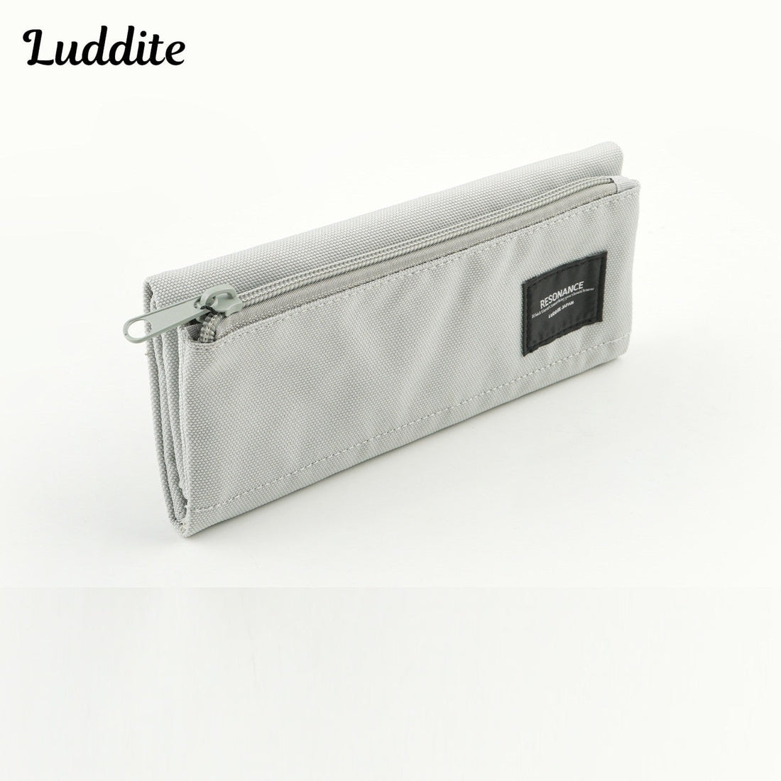 Luddite Resonance Tri-Fold Polyester Pen Case Black
