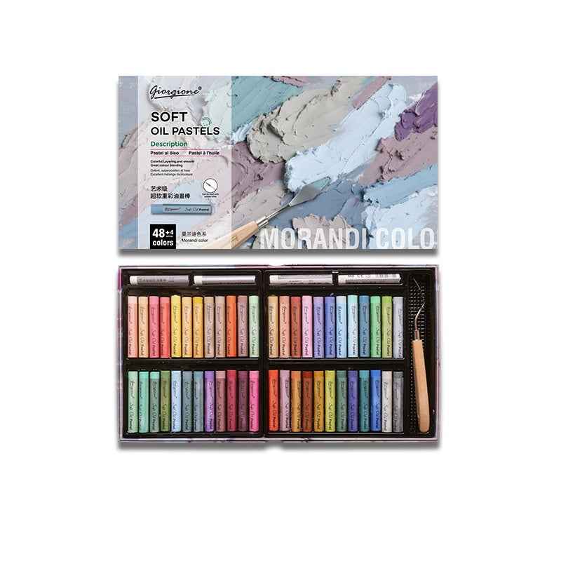 GIORGIONE Soft Oil Pastels for Artistis,24/36/48 Morandi Color 48 Color