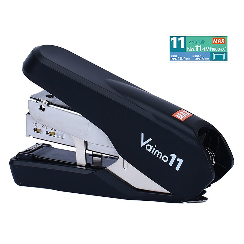 MAX Vaimo 11 Flarme Stapler HD-11FNL with 1000 Staples Black