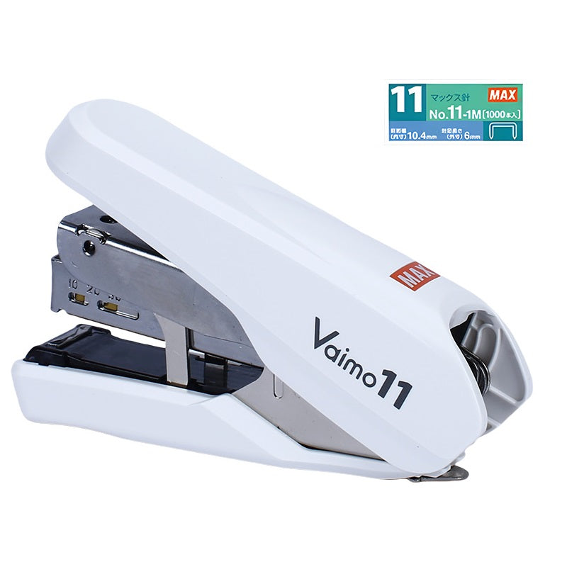 MAX Vaimo 11 Flarme Stapler HD-11FNL with 1000 Staples White