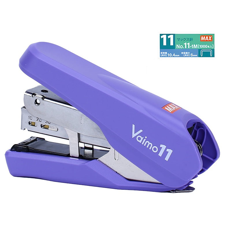 MAX Vaimo 11 Flarme Stapler HD-11FNL with 1000 Staples Purple