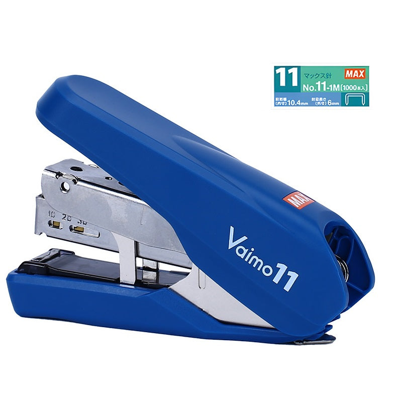 MAX Vaimo 11 Flarme Stapler HD-11FNL with 1000 Staples Blue