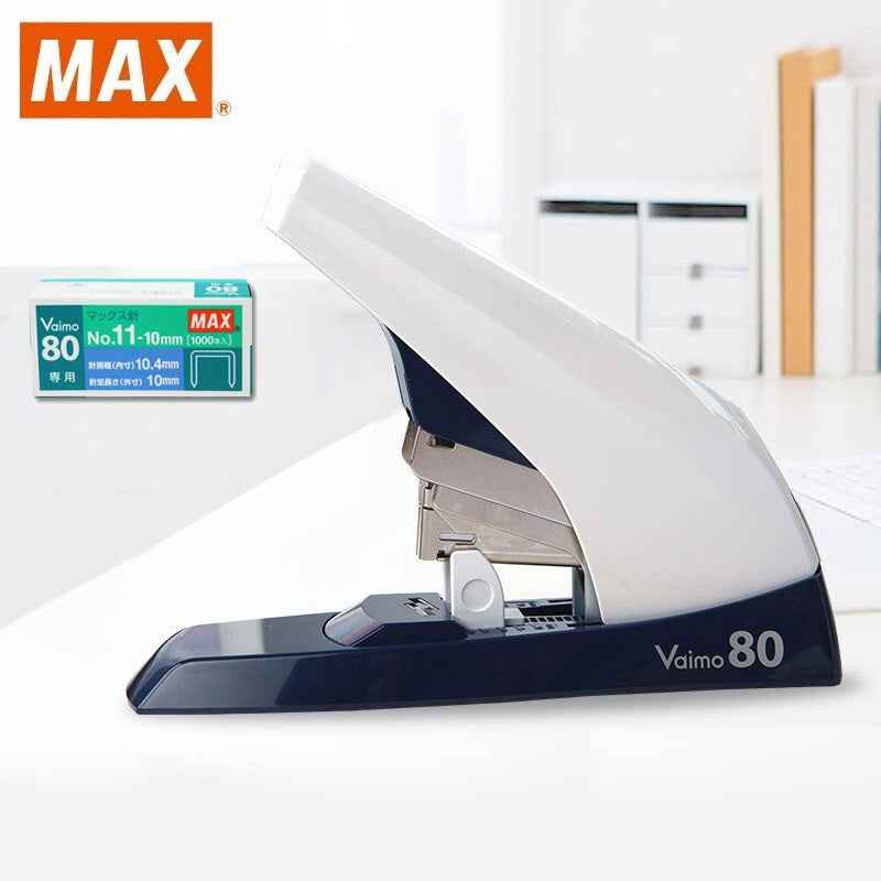 MAX Vaimo 80 Stapler HD-11UFL with 1000pcs Staples for Office Red