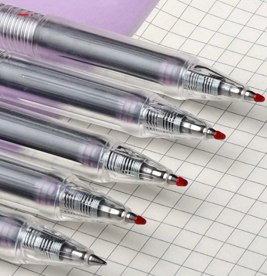 M&G Deep Purple Gel Ink Pens - 0.5mm for Journaling Planners (12-Pack)