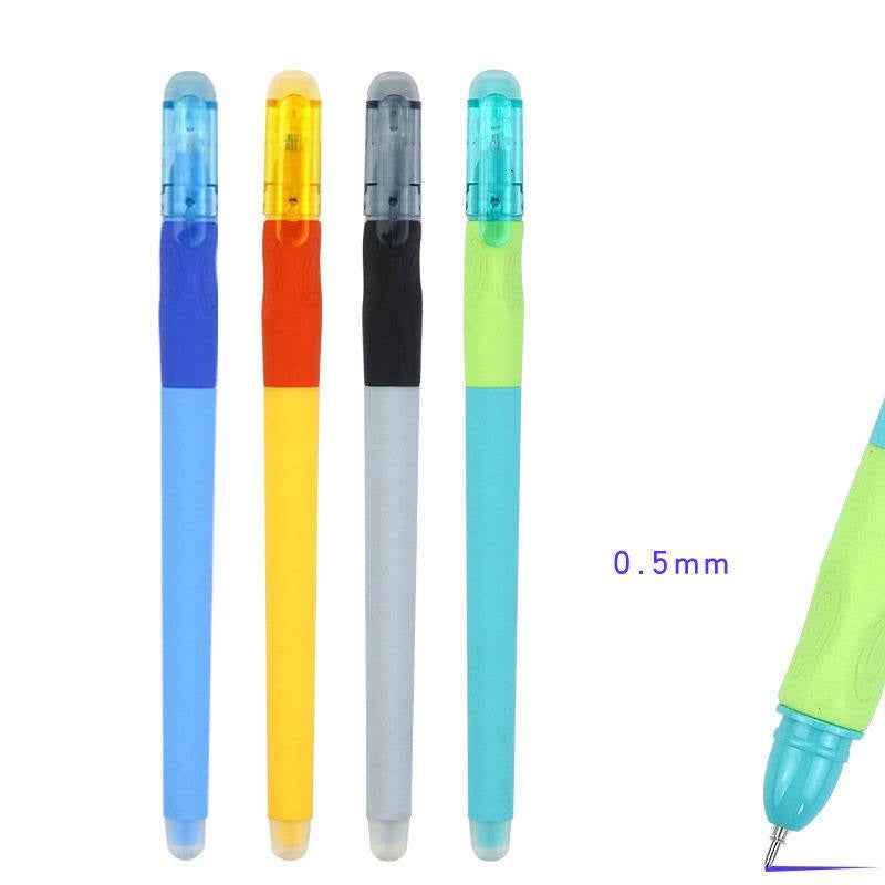 M&G Erasable Gel Pen – 0.5mm Needle – Blue/Black Ink – 12-Pack Blue