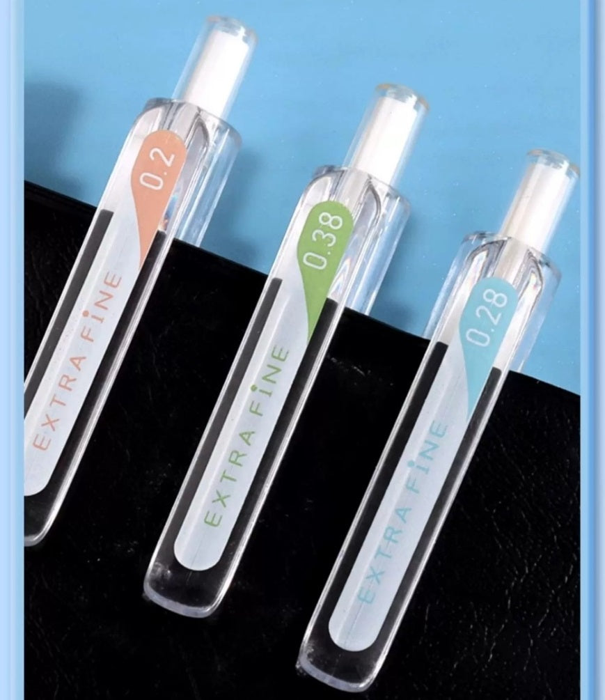 M&G Ultra Fine Point Gel Pens - 0.2mm/0.28mm/0.38mm - 12 Pack