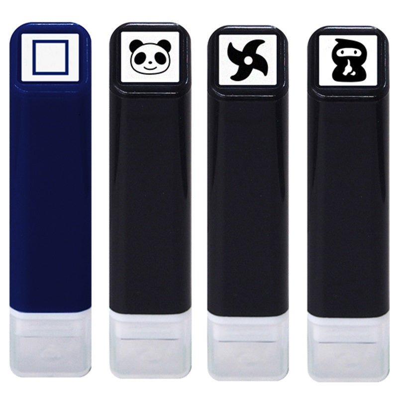 KODOMO NO KAO Japanese Cute MINI Self Inking Stamps 4 Pack E