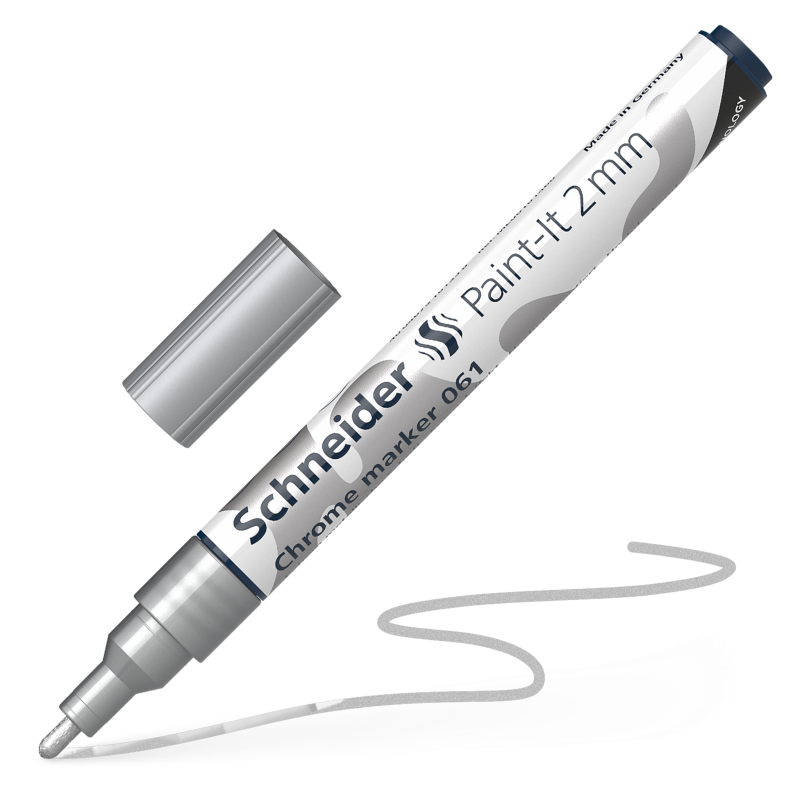 Schneider Chrome Metallic Marker Paint-It 060/061 Pens - 2 Pack