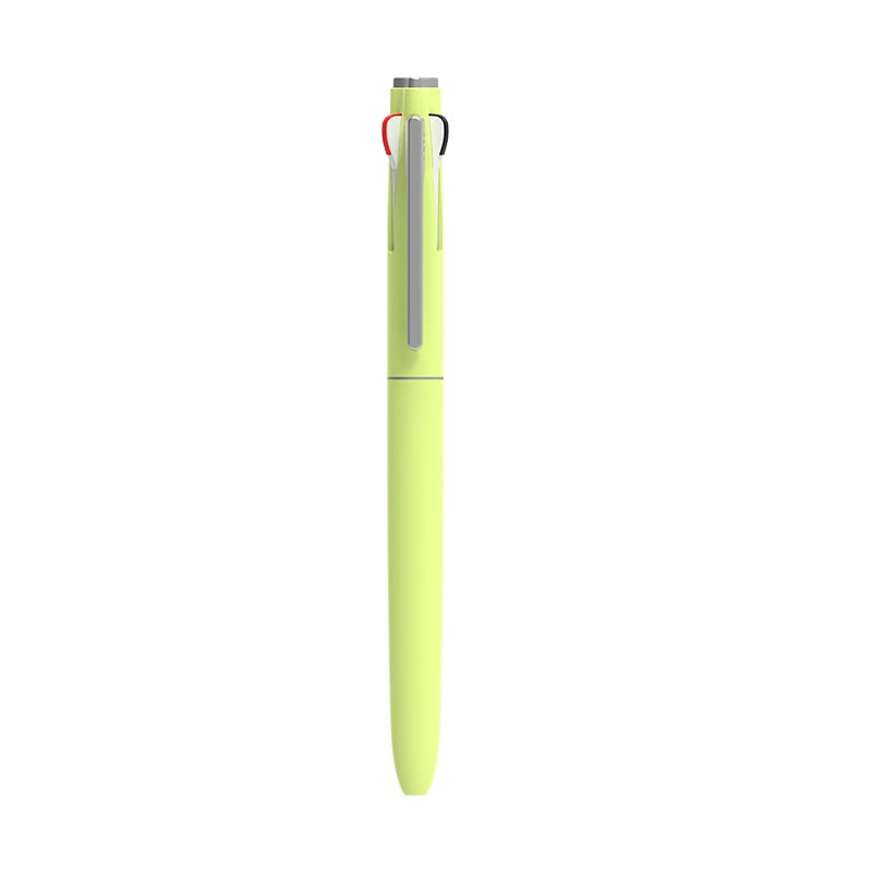 MORRIS STARFLO 3-Color Hybrid Ballpoint Pen (Black/Blue/Red) – 0.7mm Lime Green