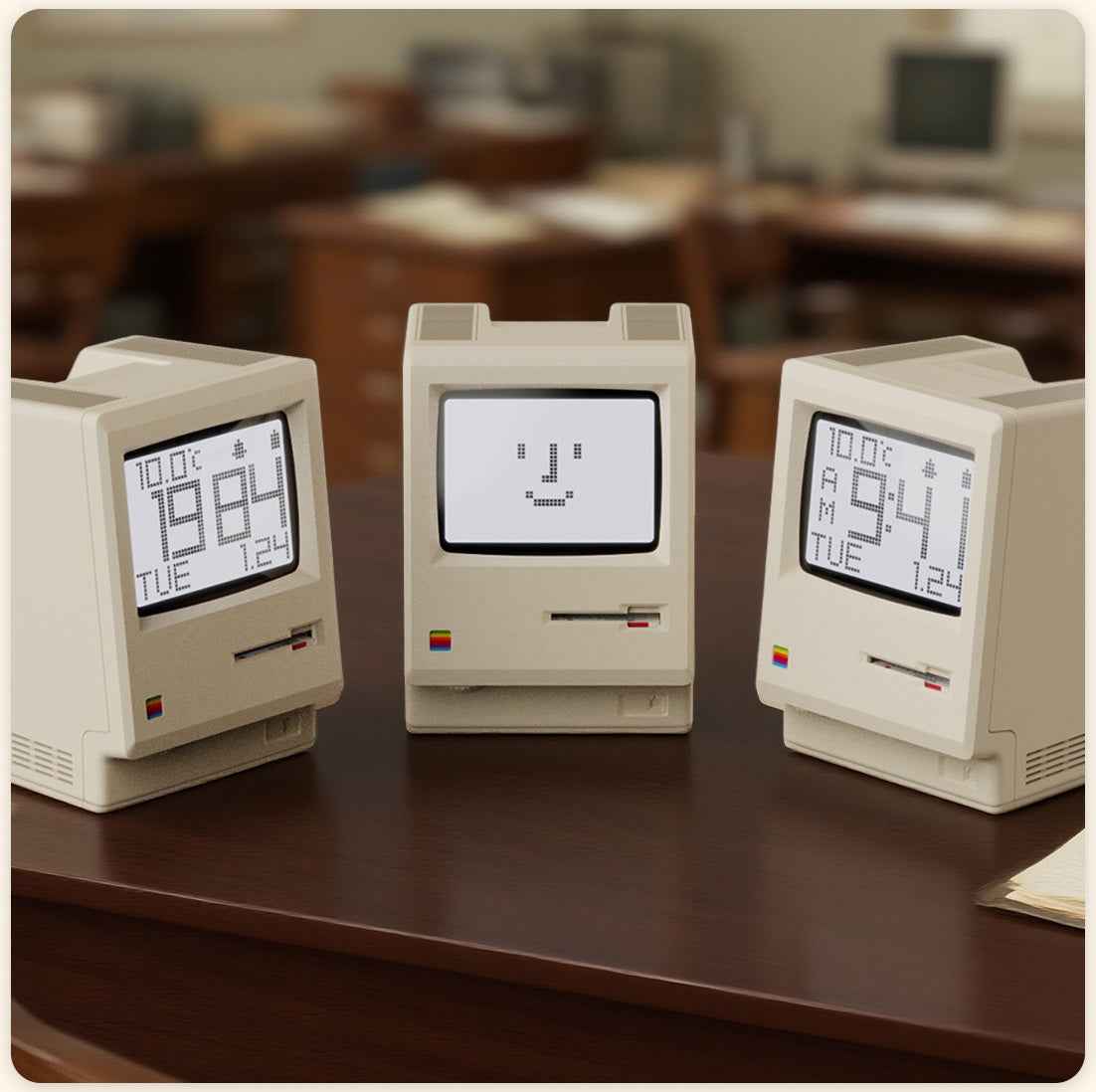 Maclock Retro Macintosh-Style Alarm Clock