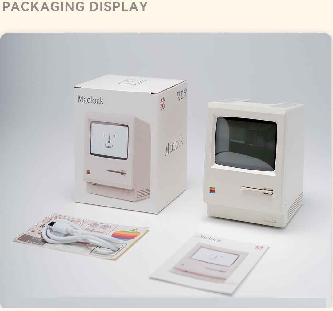 Maclock Retro Macintosh-Style Alarm Clock