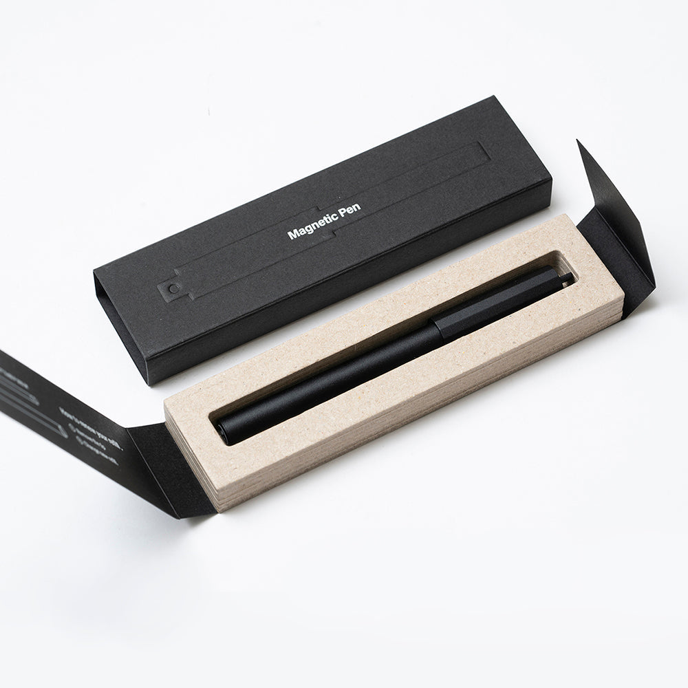 HMM Magnetic Ballpoint Pen Matte Black 0.7mm