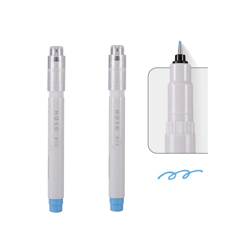 Kobaru Japan Maru Hoso Fineliner 2 Pack 015 Cerulean Blue