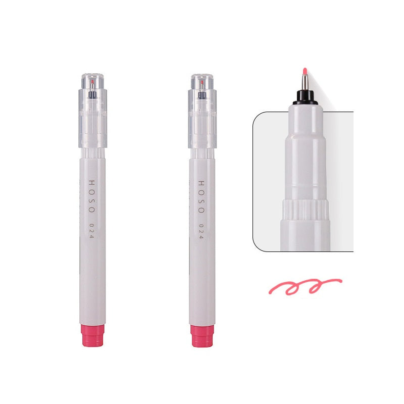 Kobaru Japan Maru Hoso Fineliner 2 Pack 024 Wild Berry