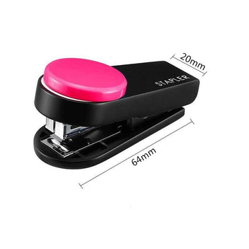 Max Portable Mini Stapler,Colorgimic,HD-10XS Pink