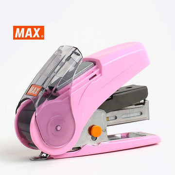 Max SAKURI Kid's Stapler HD-10NLCK with 1000pcs Staples Pink