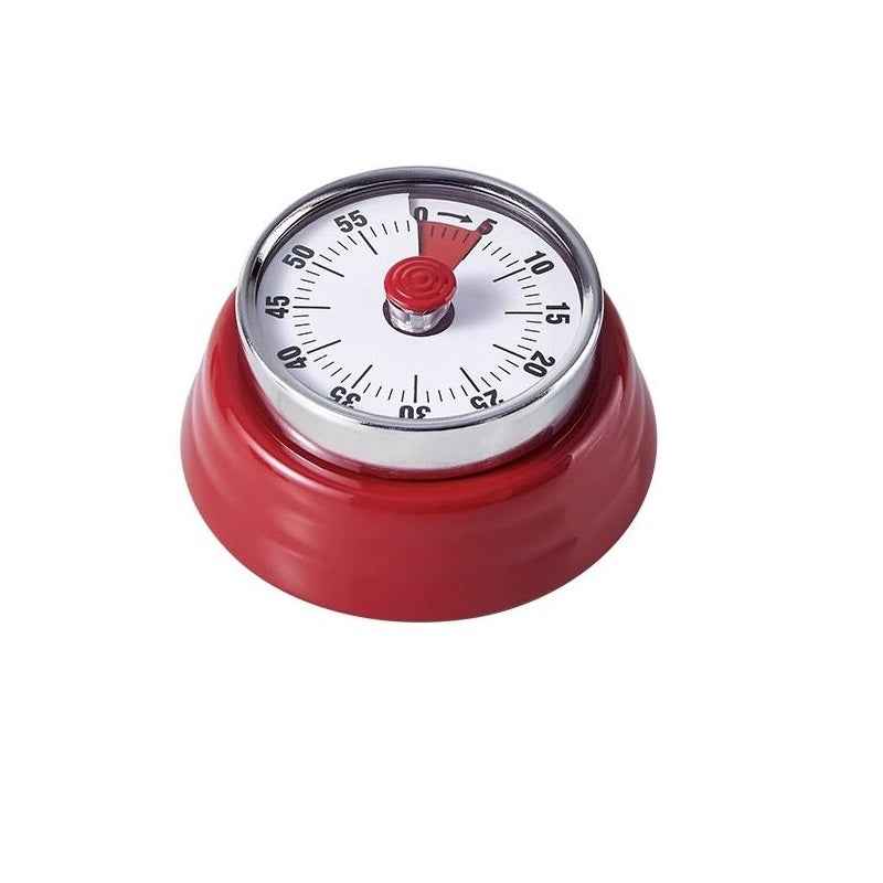 SP SAUCE Metal Mechanical Timer 60-Minute – Magnetic White